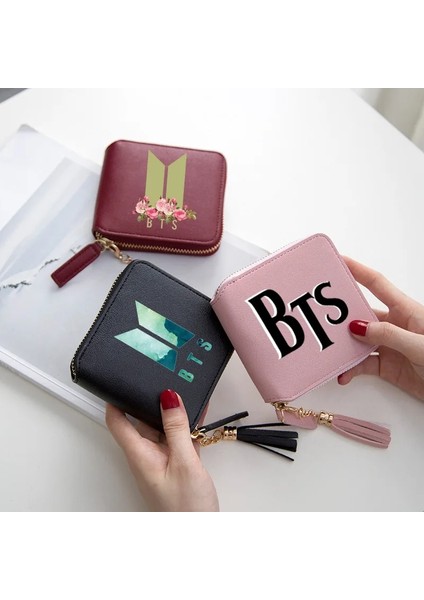 No.1 Tarzı Kpop Erkek Grupları Bangtan Cüzdan A.r.m.y Hediye Püskül Fermuarlı Cep Değişim Çanta Jın Suga J Hope Jımın V Jungkook Güzel Para Çantası (Yurt Dışından)