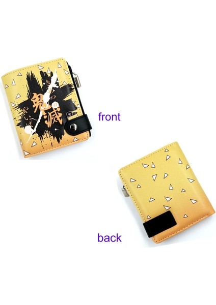 Kırmızı Stil Manga Demon Slayer: Kamado Agatsuma Zenitsu Inosuke Nezuko Yumuşak Düğme Cüzdan Fermuarlı Madeni Para Kartı Çanta (Yurt Dışından) fırsatları