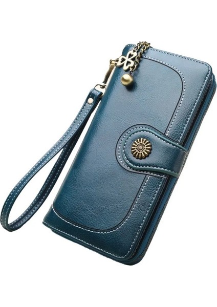 Turuncu Tarzı Deri Kadın Cüzdanları Moda Uzun Fermuarlı Kadın Cüzdanı Kadın Çantaları Para Madeni Para Tutacağı Kadın Çanta Fermuarlı Kadın Uzun Çanta (Yurt Dışından) modelleri