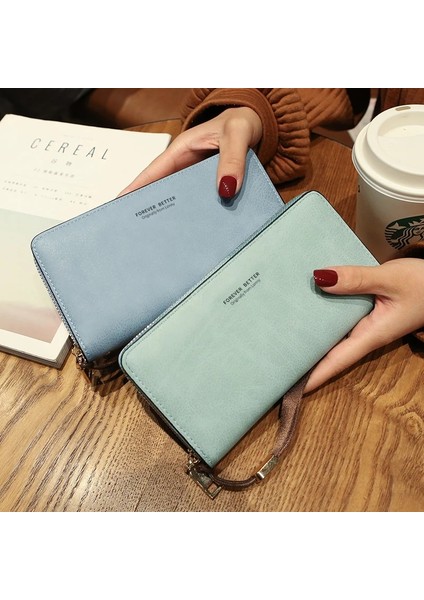 Gri W15831 Stili Yeni Şık Tasarımcı Bileklik Kadın Cüzdanı Birçok Bölüm Debriyaj Cüzdan Kadın Uzun Büyük Kart Çanta Bayan Çanta (Yurt Dışından) indirimleri