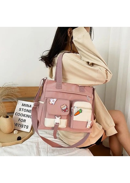 Yeşil Stil 2021 Kadınlar Için Tasarımcı Naylon Çanta Çanta Li Çift Kalınlık Omuz Çantaları Shopper Tote Çanta Kız Kadın Crossbody Çanta (Yurt Dışından) modelleri
