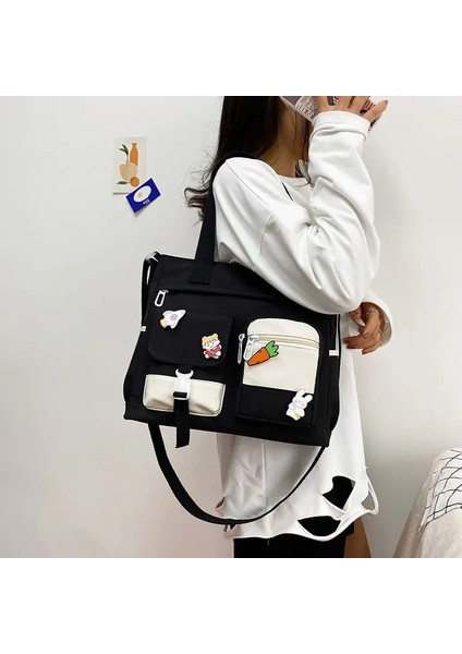 Pembe Tarzı 2021 Kadınlar Için Tasarımcı Naylon Çanta Çanta Li Çift Kalınlık Omuz Çantaları Shopper Tote Çanta Kız Kadın Crossbody Çanta (Yurt Dışından) fırsatları