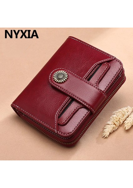 Pembe Stil Nyxıa Hakiki Deri Cüzdan Kadın Kısa Fermuar Dana Cüzdan Zincirli Sevimli Küçük Bozuk Para Cüzdanı Para Çantası Cüzdan Kadınlar Için (Yurt Dışından) fiyatları