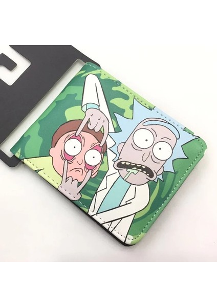 M16 Stili Pu Karikatür Cüzdan Fermuar Kılıfı Kısa Stil Öğrenci Erkek ve Kız Bifold Bozuk Para Cüzdanı (Yurt Dışından) modelleri