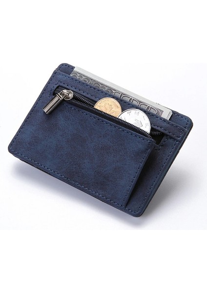 No.2 Tarzı Lüks Yükseltme Ultra Ince Mini Cüzdan Erkek Kadın Iş Pu Deri Sihirli Küçük Cüzdan Bozuk Para Cüzdanı Kredi Kartı Sahibi Cüzdan (Yurt Dışından) fırsatları