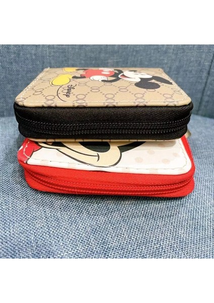 Şampanya Tarzı DISNEY2022 Yeni Mickey Kadın Cüzdanı Sevimli Mini Bozuk Para Cüzdanı Pu Fermuar Çok Fonksiyonlu Yüksek Li Lüks Moda Kadın Cüzdanı (Yurt Dışından) fırsatları