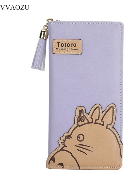 Yeşil Stil Kadınlar Komşum Totoro Cüzdan Pu Deri Uzun Stil Kız Kart Sahibinin Karikatür Sevimli Kedi Bozuk Para Cüzdanı Telefon Cebi Debriyaj (Yurt Dışından) modelleri