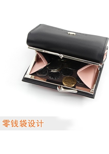 Gri Mor Tarzı Yeni Kadın Cüzdan Kısa Karikatür Sevimli Sıfır Cüzdan Bozuk Para Cüzdanları Çanta Kız Küçük Bayan Cüzdan Kart Sahibi (Yurt Dışından) fırsatları