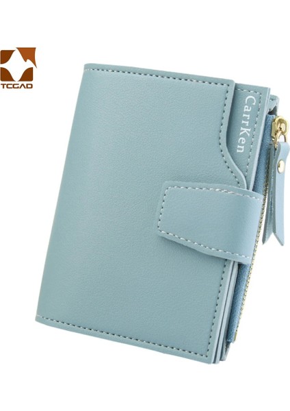 Kahverengi Tarzı Kadın Cüzdan Carteira Feminina Deri Cüzdan Kısa Porte Para Kadın Üç Katlı Fermuar Ince Porte Feuille Femme Cartera (Yurt Dışından) fiyatları