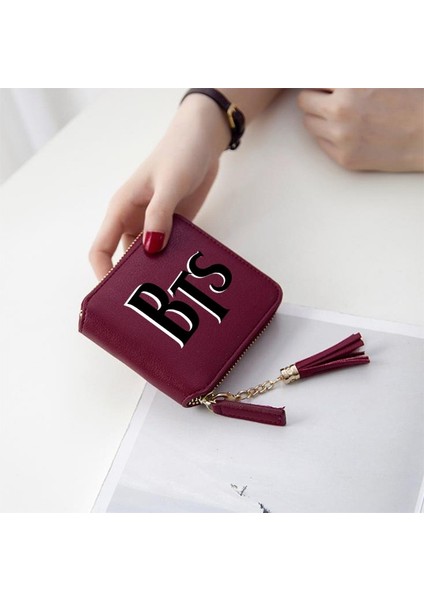 No.7 Tarzı Kpop Erkek Grupları Bangtan Cüzdan A.r.m.y Hediye Püskül Fermuarlı Cep Değişim Çanta Jın Suga J Hope Jımın V Jungkook Güzel Para Çantası (Yurt Dışından)