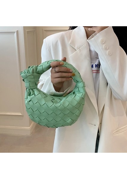 Siyah2 Tarzı 22X13X9CM Dokuma Çanta Deri Bulut Çanta Kadınlar Için Lüks Omuz Çantaları Tasarımcı Debriyaj Çantalar Örgü El Çantası Hobos Ana Kesesi Bolsa (Yurt Dışından) fırsatları