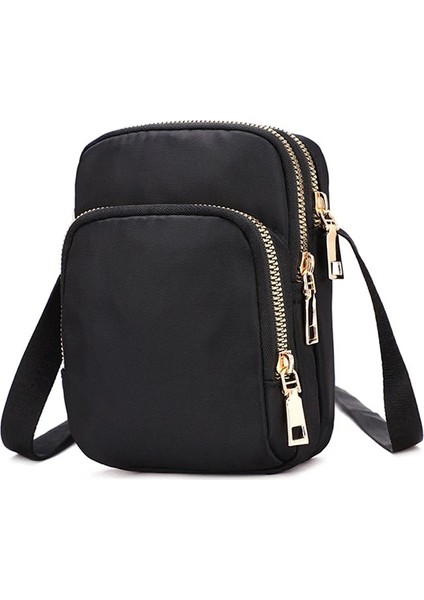 Koyu Gri Stil Kadın Crossbody Fermuar Cep Telefonu Omuz Çantası Bayan Kadın Çok Fonksiyonlu Çanta Bilek Çanta Crossbody Cep Telefonu Çantası (Yurt Dışından) fiyatları