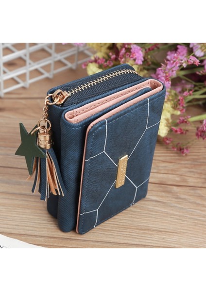 Kırmızı C Tarzı Cüzdan Para Çantası Kart Sahibinin Cep Çanta Sevimli Moda Geometrik Patchwork Pembe Kadın Lady Kadın Kısa Mini Fermuar Püskül (Yurt Dışından) fiyatları