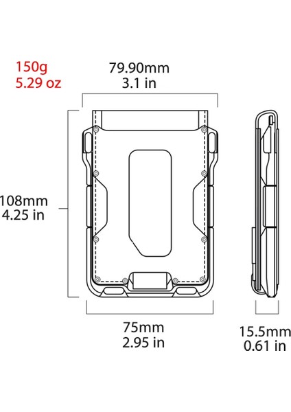 Maket Bıçağı Tarzı 2020 Alüminyum Metal Erkek Cüzdanı Rfid Kredi Kartı Sahibi Banka Cüzdanı Pratik Taktik Kart Sahibi Hırsızlığa Karşı Kart Kasası Para Çantası (Yurt Dışından) fırsatları