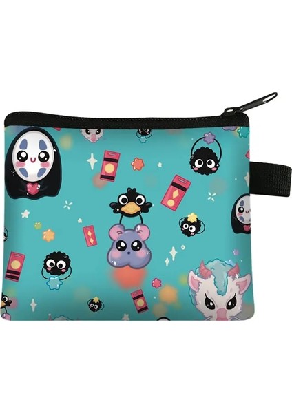 LQBLONGCATS06 Stili Yeni Varış Totorospirited Away Karikatür Kısa Cüzdan Kadın Kızlar Sevimli Kedi Kart Sahibinin Fermuar Debriyaj Bozuk Para Cüzdanı (Yurt Dışından) fırsatları