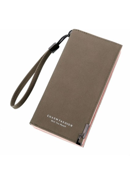 Yeşil Stil Kadın Cüzdan Moda Bayan Bileklik Çanta Uzun Para Çantası Fermuar Bozuk Para Cüzdanı Kartları Kımlık Tutucu Debriyaj Kadın Cüzdan Burse Notecase (Yurt Dışından)