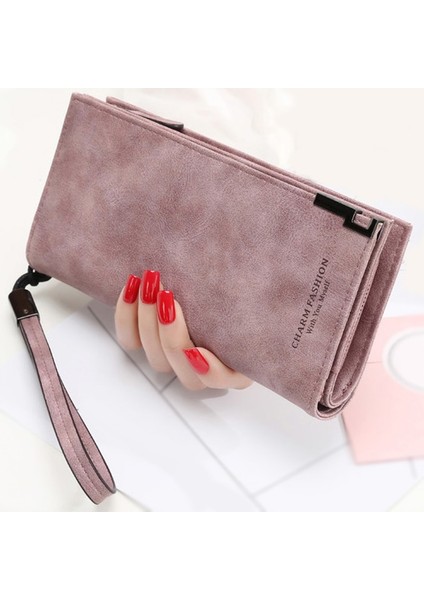 Yeşil Stil Kadın Cüzdan Moda Bayan Bileklik Çanta Uzun Para Çantası Fermuar Bozuk Para Cüzdanı Kartları Kımlık Tutucu Debriyaj Kadın Cüzdan Burse Notecase (Yurt Dışından) fiyatları