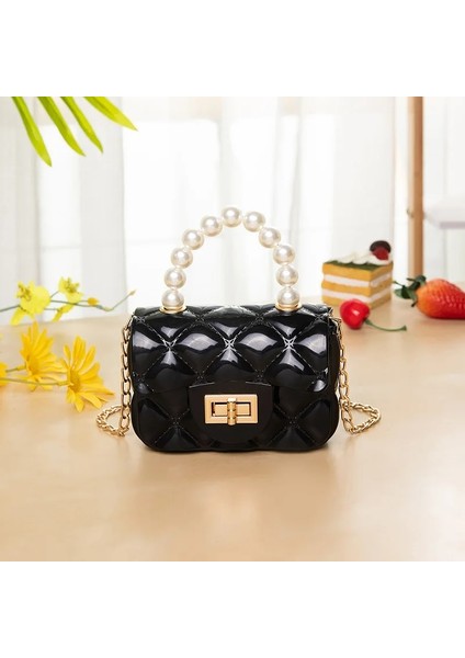 Pembe Tarzı Mini Fasion Yeni Küçük Omuz Bgas Jöle Sevimli Crossbody Çanta Kadın Tote Inci Saplı Çantalar En-Hanlde-Çantaları (Yurt Dışından) fiyatları