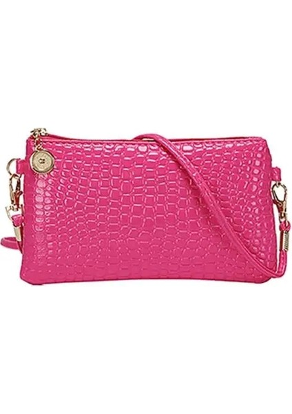 Gül Tarzı Yeni Küçük Kare Çanta Moda Cep Telefonu Çantası Omuz Çantası Çapraz Çapraz Çanta Günlük Çanta (Yurt Dışından)