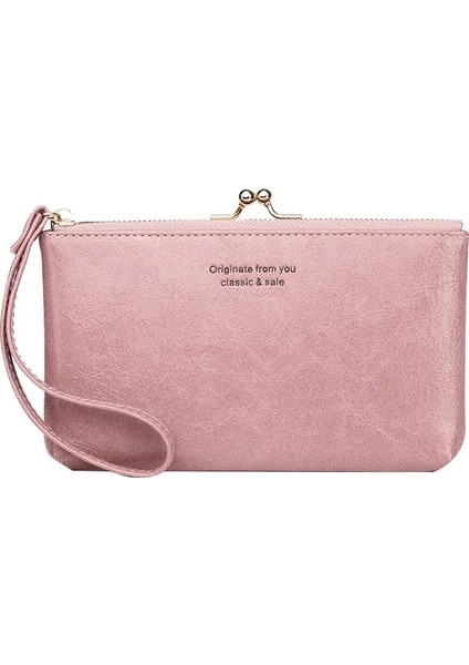 Yeşil Stil Moda Cüzdanı Kadın Cüzdanı Debriyaj Kadın Çantası En Iyi Telefon Cüzdanı Kadın Uzun Pu Kılıf Telefon Cebi Carteira Femme (Yurt Dışından) fırsatları