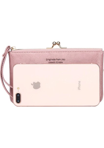 Yeşil Stil Moda Cüzdanı Kadın Cüzdanı Debriyaj Kadın Çantası En Iyi Telefon Cüzdanı Kadın Uzun Pu Kılıf Telefon Cebi Carteira Femme (Yurt Dışından) indirimleri