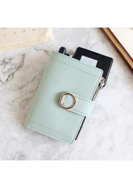 Açıkyeşil Stil Kadın Cüzdanları Küçük Moda Deri Çanta Kadın Bayanlar Womelutch Kadınlar Için Kart Çantası Kadın Çanta Para Klipsi Cüzdan (Yurt Dışından)