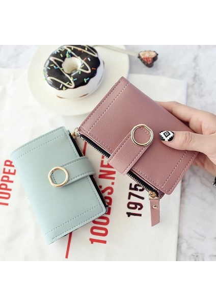 Açıkyeşil Stil Kadın Cüzdanları Küçük Moda Deri Çanta Kadın Bayanlar Womelutch Kadınlar Için Kart Çantası Kadın Çanta Para Klipsi Cüzdan (Yurt Dışından) modelleri