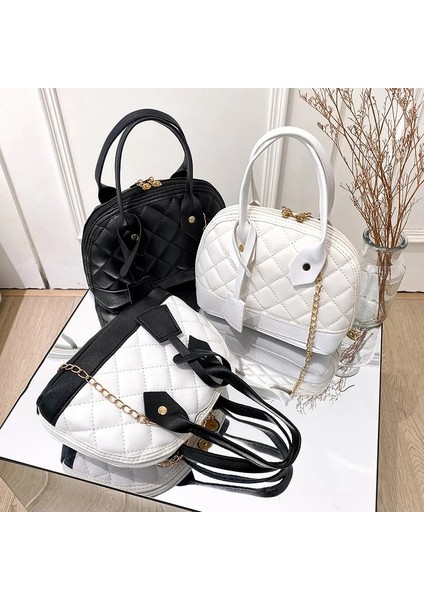 Kırmızı-2 Tarzı Gle Omuz Messenger Çanta Zinciri Basit Crossbody Çanta Yeni Moda Lingge Kabuk Çanta Kontrast Renk Kadın Çanta (Yurt Dışından) fiyatları