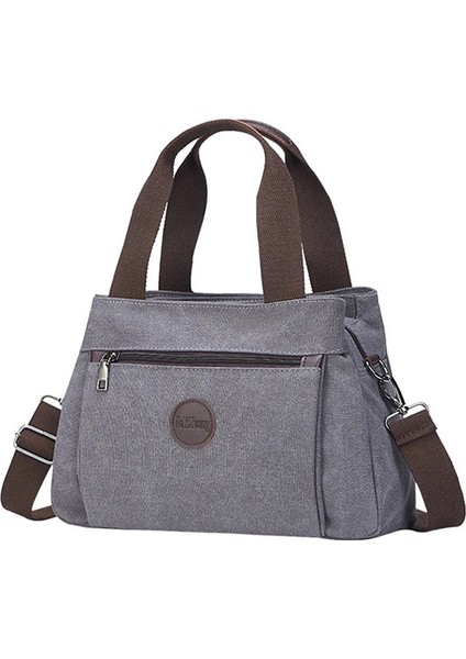 Siyah Stil Kadın Çanta Çanta Crossbody Kanvas Çanta Woma Için Big Bag Kanvas Omuz Tote Bayan Çanta Bayan Tasarımcı Postacı Çantaları (Yurt Dışından) fırsatları