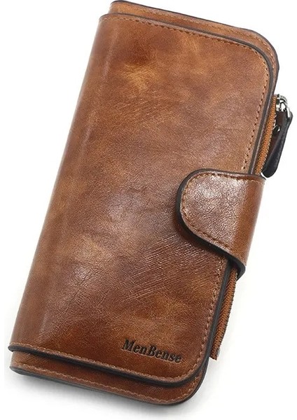 Kırmızı Stil Deriden Yapılmış Kadın Cüzdanı Cüzdanlar Üç Katlı Vıntage Bayan Cüzdanlar Cep Telefonu Çanta Bayan Bozuk Para Cüzdanı Carteira Feminina (Yurt Dışından) fiyatları