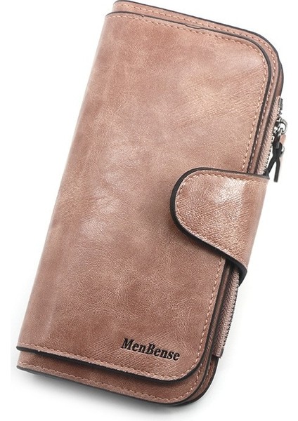 Kırmızı Stil Deriden Yapılmış Kadın Cüzdanı Cüzdanlar Üç Katlı Vıntage Bayan Cüzdanlar Cep Telefonu Çanta Bayan Bozuk Para Cüzdanı Carteira Feminina (Yurt Dışından) indirimleri