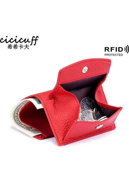 Açık Yeşil Tarzı Kadın Cüzdanları ve Çantaları Hakiki Deri Minik Cüzdan Kadın Kısa Bozuk Para Cüzdanı Küçük Yeni Carteras Rfid Engelleme Kartları Cüzdanı (Yurt Dışından) fiyatları