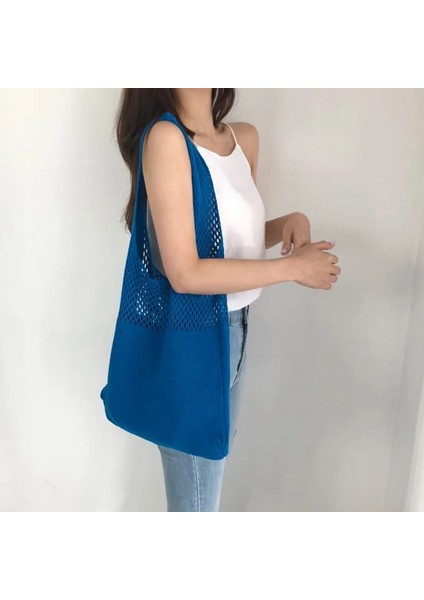 Renk 7 Tarzı Dokuma Bayan Omuz Çantaları Bayanlar Tasarımcı Örme Örgü Çanta Tote Yaz Plaj Partisi Çanta Çantalar Shopper Sac Satchel Kadın (Yurt Dışından) indirimleri