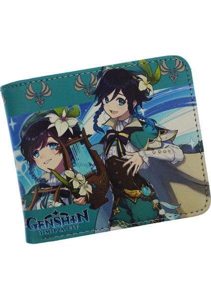 YXYS210807 05 Stili Sıcak Oyun Ge Impact Cüzdan Öğrenci Whit Kredi Kartı Sahibi Için Kısa Çanta (Yurt Dışından) fiyatları