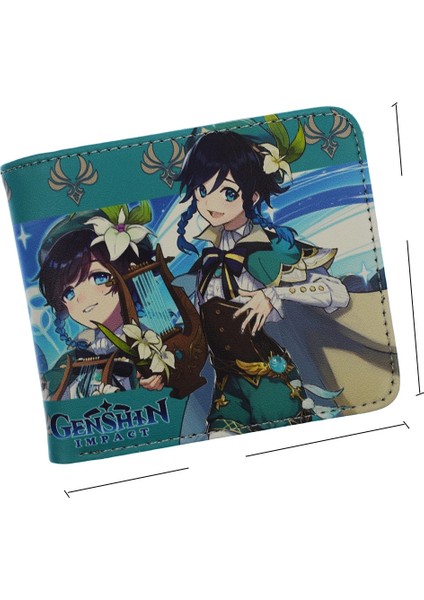 YXYS210807 05 Stili Sıcak Oyun Ge Impact Cüzdan Öğrenci Whit Kredi Kartı Sahibi Için Kısa Çanta (Yurt Dışından) modelleri