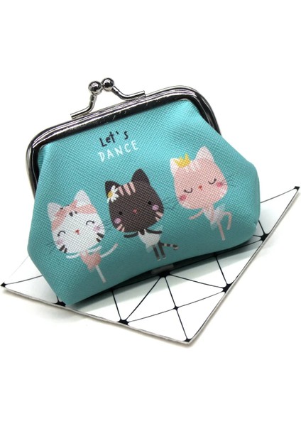 Kedi 2 Tarzı Kadın Mini Cüzdan Bozuk Para Cüzdanları Çocuklar Debriyaj Para Çantaları Kadın Kılıfı Çile Değişim Çanta Sevimli Kız Sıfır Cüzdan Carteir Karikatür Kedi (Yurt Dışından)