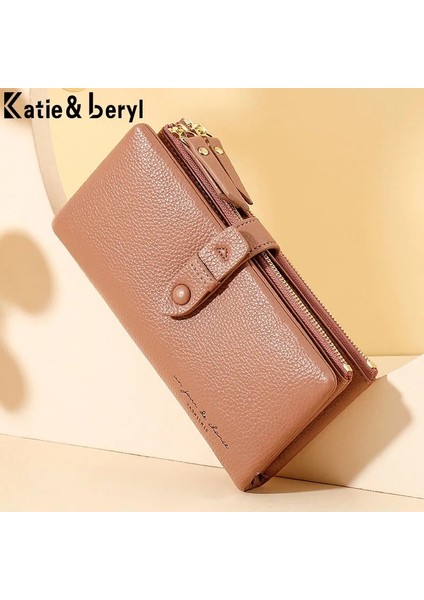 Siyah Stil Basit Düz Renk Kat Uzun Debriyaj Cüzdan Kadın Kart Sahibinin Yumuşak Pu Pleather Fermuarlı Cep Çanta Küçük Seyahat Cüzdanı Bayanlar (Yurt Dışından) fiyatları