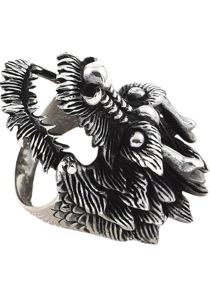 Erkek Yüzük Gümüş 925 Motorcu Ejderha modelleri