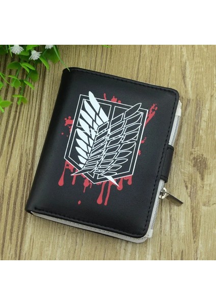 Gintama Stili Titan Araştırma Birliği'ne Anime Saldırısı Wings Of Liberty Kısa Cüzdan Jiyuu No Tsubasa Comic Coin Purse (Yurt Dışından) modelleri