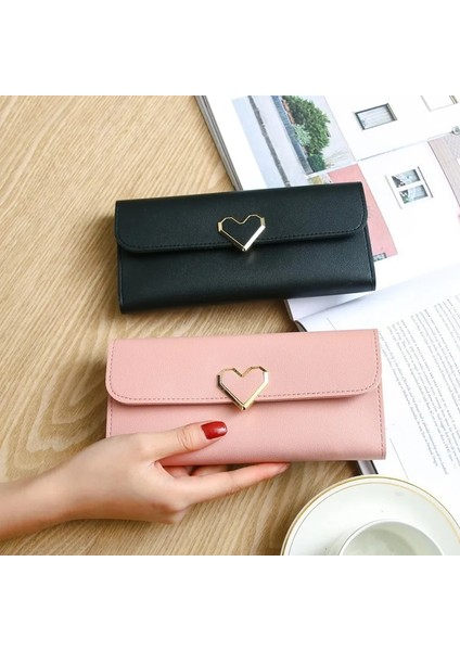 Pembe Stil Kadınlar Uzun Cüzdanlar Cüzdanlar Lüks Aşk Kalp Cüzdan Bayanlar Için Kız Para Cebi Kart Sahibinin Kadın Cüzdanları Telefon Debriyaj Çantası (Yurt Dışından) fiyatları