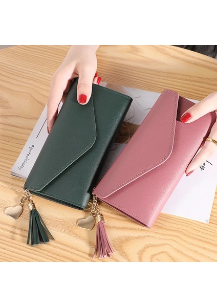 Pembe Stil Kadınlar Uzun Cüzdanlar Cüzdanlar Lüks Aşk Kalp Cüzdan Bayanlar Için Kız Para Cebi Kart Sahibinin Kadın Cüzdanları Telefon Debriyaj Çantası (Yurt Dışından) indirimleri