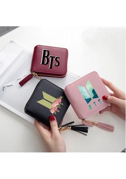 No.4 Tarzı Kpop Erkek Grupları Bangtan Cüzdan A.r.m.y Hediye Püskül Fermuarlı Cep Değişim Çanta Jın Suga J Hope Jımın V Jungkook Güzel Para Çantası (Yurt Dışından) modelleri