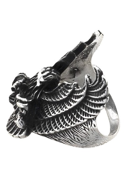 Erkek Yüzük Gümüş 925 Motorcu Kartal modelleri