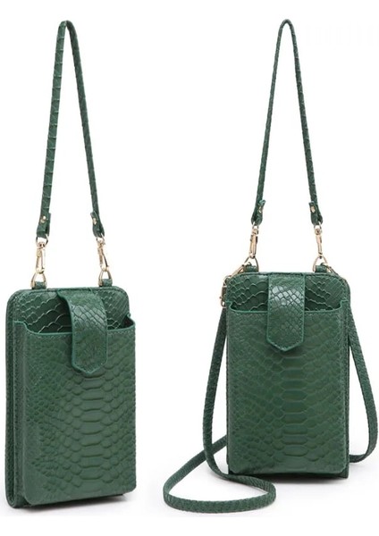 O-Sarı Tarzı 2021 New Ins Sıcak Telefon Crossbody Çanta Python Desen 2 Deri Kayış Çanta El Çantaları Tasarımcı Telefon Çanta Çok Işlevli Cüzdan (Yurt Dışından)