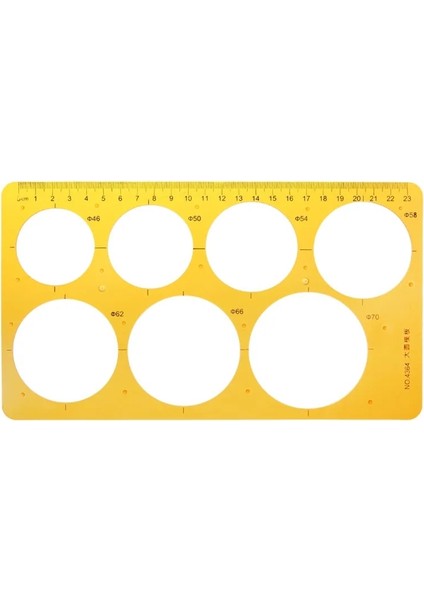 No.86 Stili 1 Adet K Rercles Geometrik Şablon Cetvel Şablon Çizim Ölçme Aracı Öğrenciler Yeni Tasarım (Yurt Dışından)