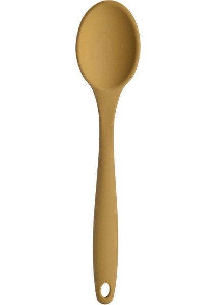 Sarı Yanmaz Yapışmaz Silikon Düz Yassı Spatula Kaşık 3 Adet Siyah Metal ve Silikon Uçlu Maşa 2 Adet