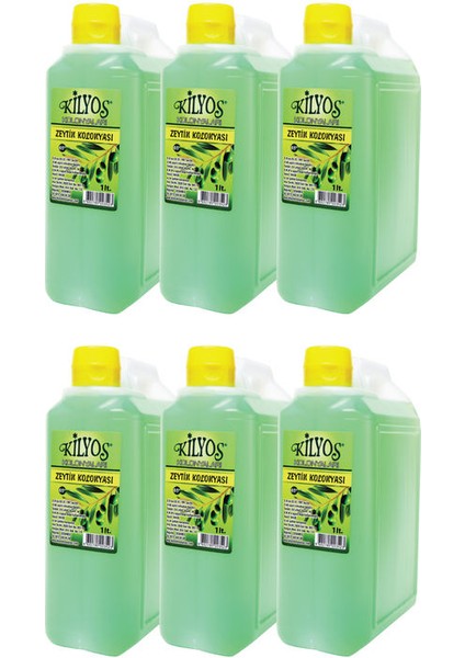 Kolonyaları Zeytin Kolonyası 1 Litre x 6 Adet