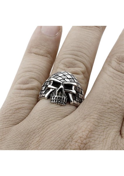 Erkek Yüzük Gümüş 925 Motorcu Kurukafa fiyatları