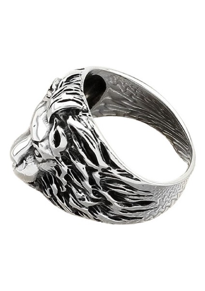 Erkek Yüzük Gümüş 925 Aslan Kafası fiyatları