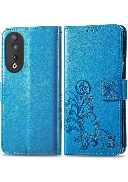 Huawei Onur Için Kılıf 90 5g Kısa Kayış Zarif Iş Dört Yaprak Kılıf (Yurt Dışından)